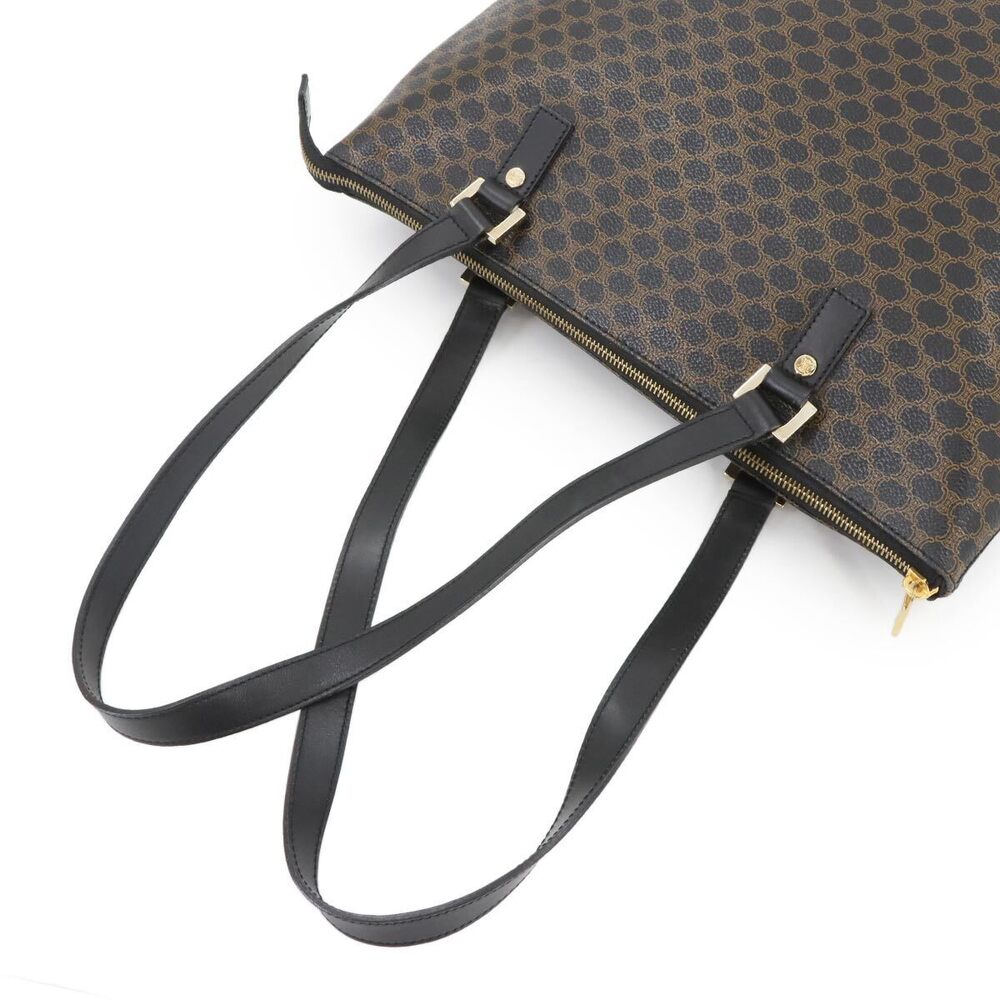 Celine Macadam Tote Bag leather black brown - Picture 5 of 9